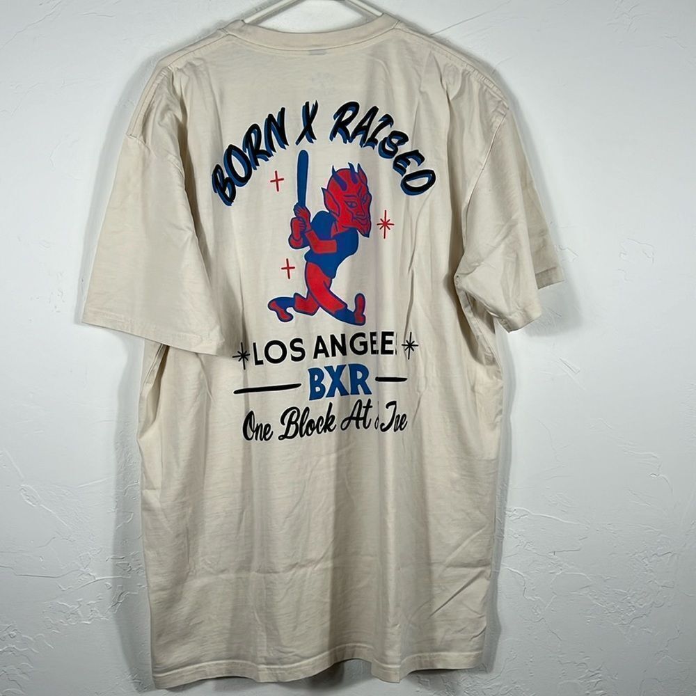 🔥 BORN X RAISED BXR Los Angeles Skateboard Skate Tee Sz 2XL -PERFECT‎ Worn Once